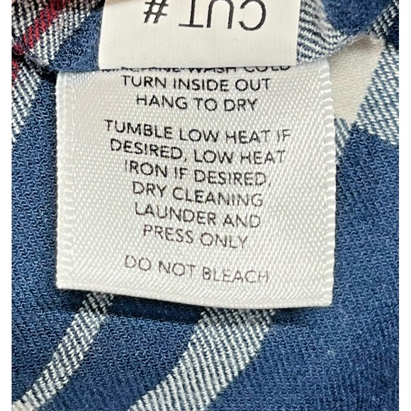 Mizzen Main Trim Fit Button Down Flannel Shirt Mens S Plaid Casual Preppy Office - Picture 11 of 11